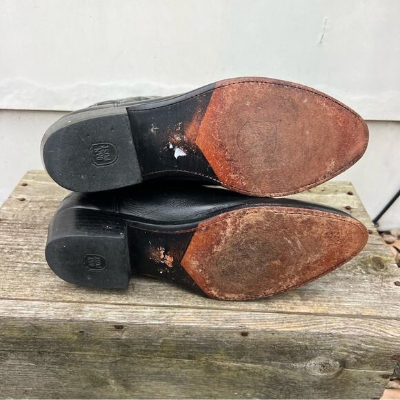 Dan Post 11 1/2 EW Mignon Black Round Toe Cowboy Western Boots DP2110R - Picture 6 of 11